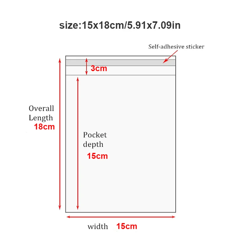 16x19 см 17x22 плоский нож 15x18 без воздушных отверстий настройка мешка opp