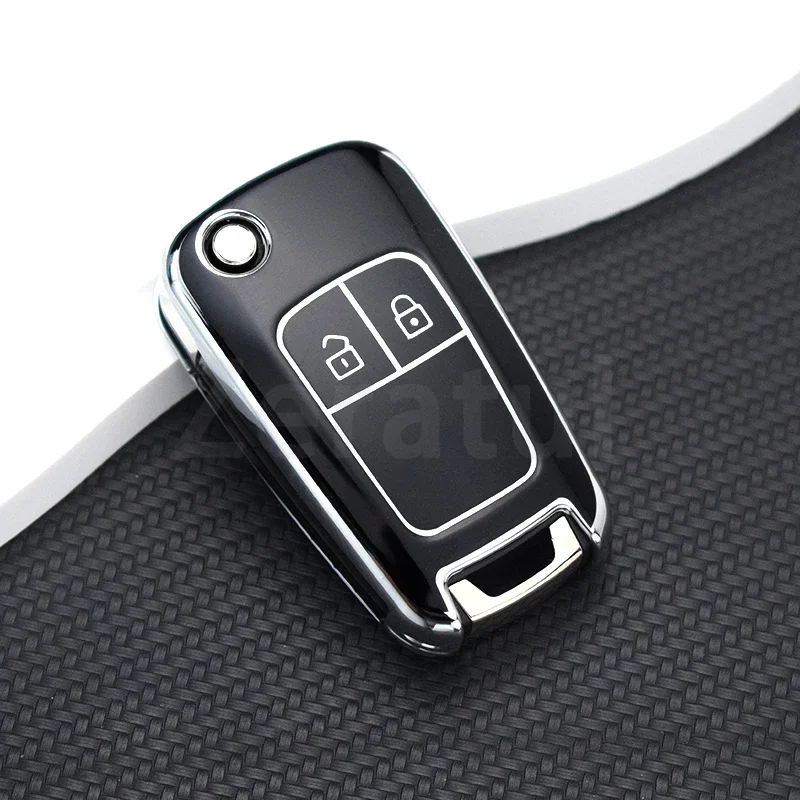 

Чехол-брелок для Chevrolet Cruze Aveo Trax Sail Malibu Captiva Opel Vauxhall Astra J Corsa Insignia Mokka, чехол из ТПУ для автомобильного ключа
