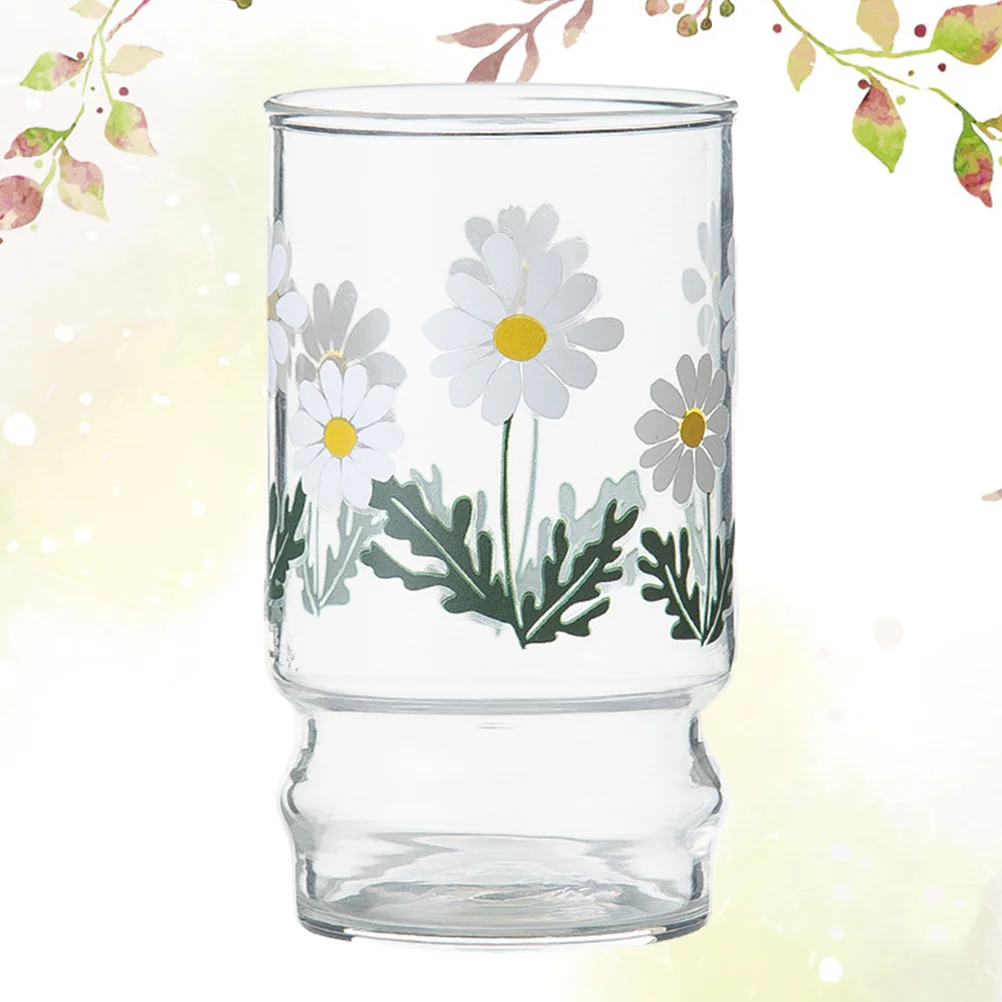 

Cups Cup Drinking Funny Water Home Stylish Daisy Fashion