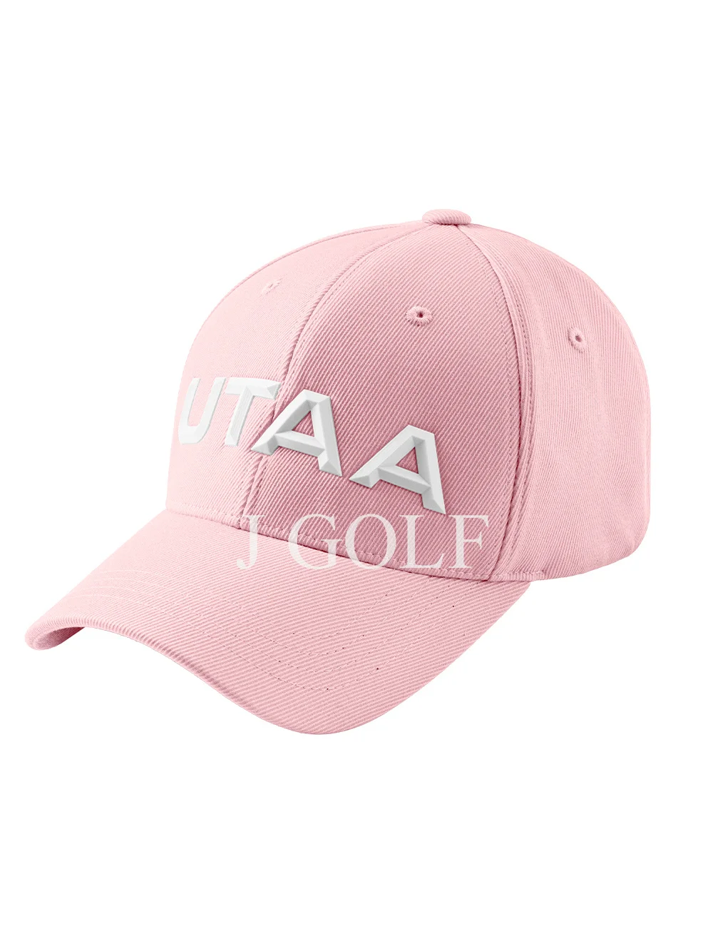 

UTAA New Golf Hat Logo for Men and Women Pink Duck Tongue Hat GOLF