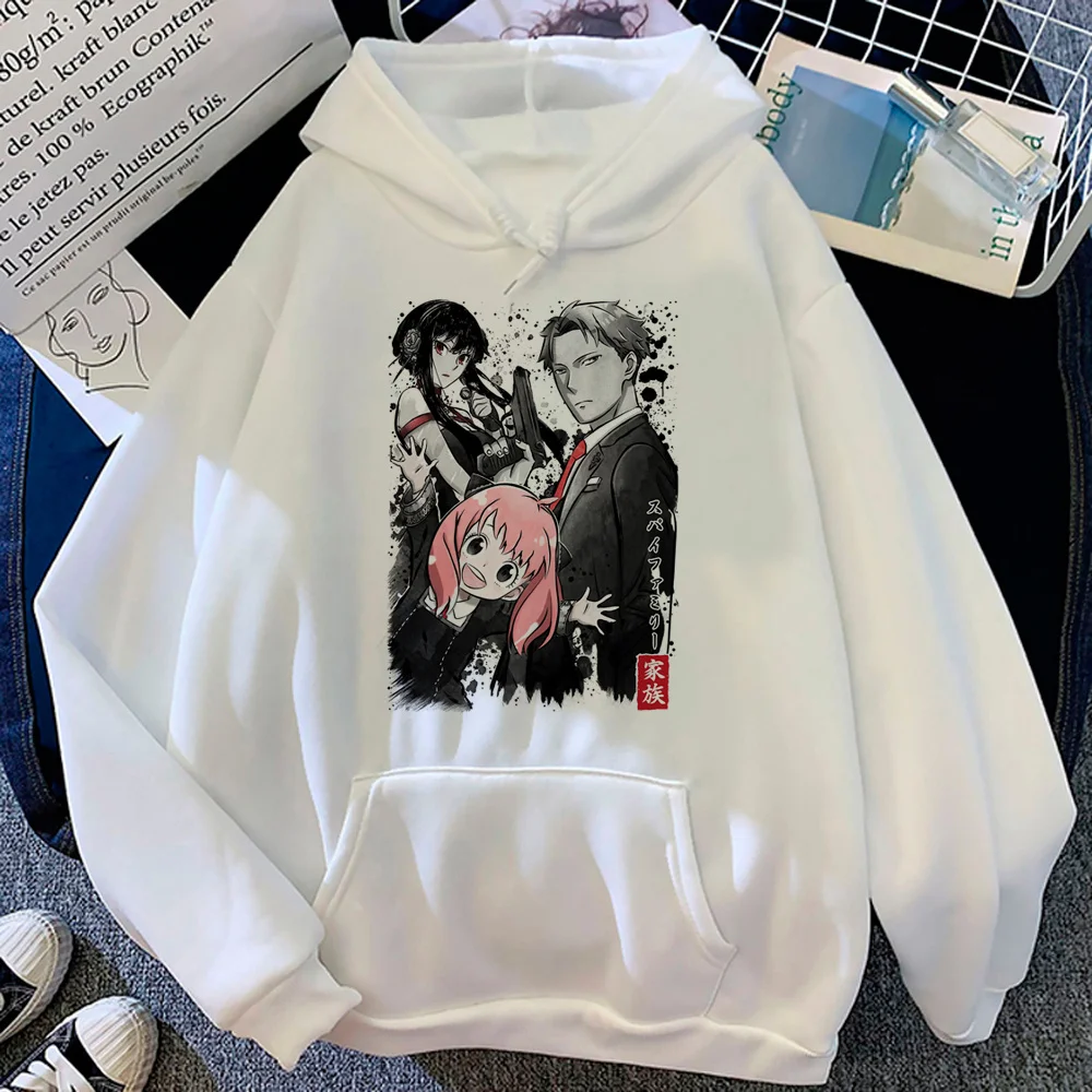 

spy x family hoodies women y2k aesthetic anime aesthetic 90s Pullover female Kawaii clothing