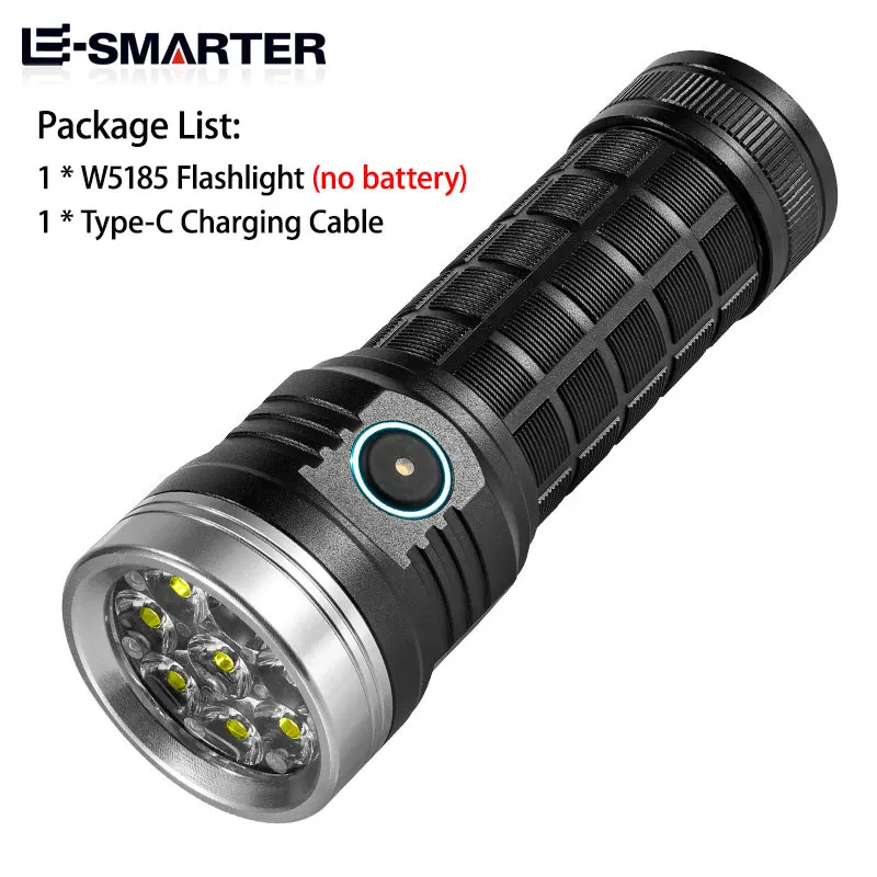 

E－SMARTER тактический фонарь W5185 8 LED 4000 люмен