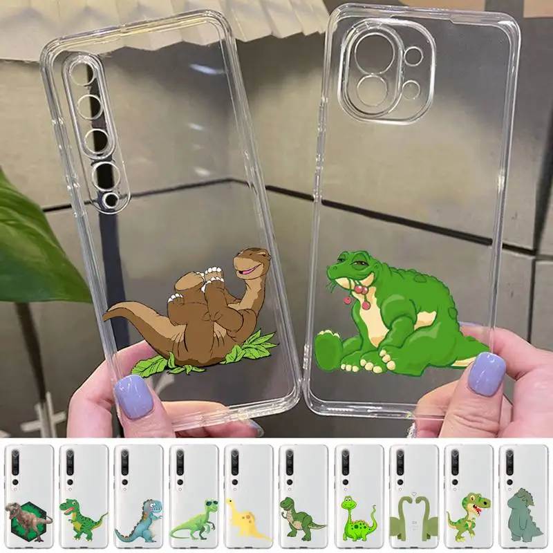 

FHNBLJ Animal Dinosaur Phone Case for Samsung A51 A52 A71 A12 for Redmi 7 9 9A for Huawei Honor8X 10i Clear Case