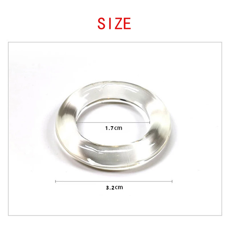 Резиновое кольцо для пениса 6 шт./компл. силиконовое эластичное с застежкой на