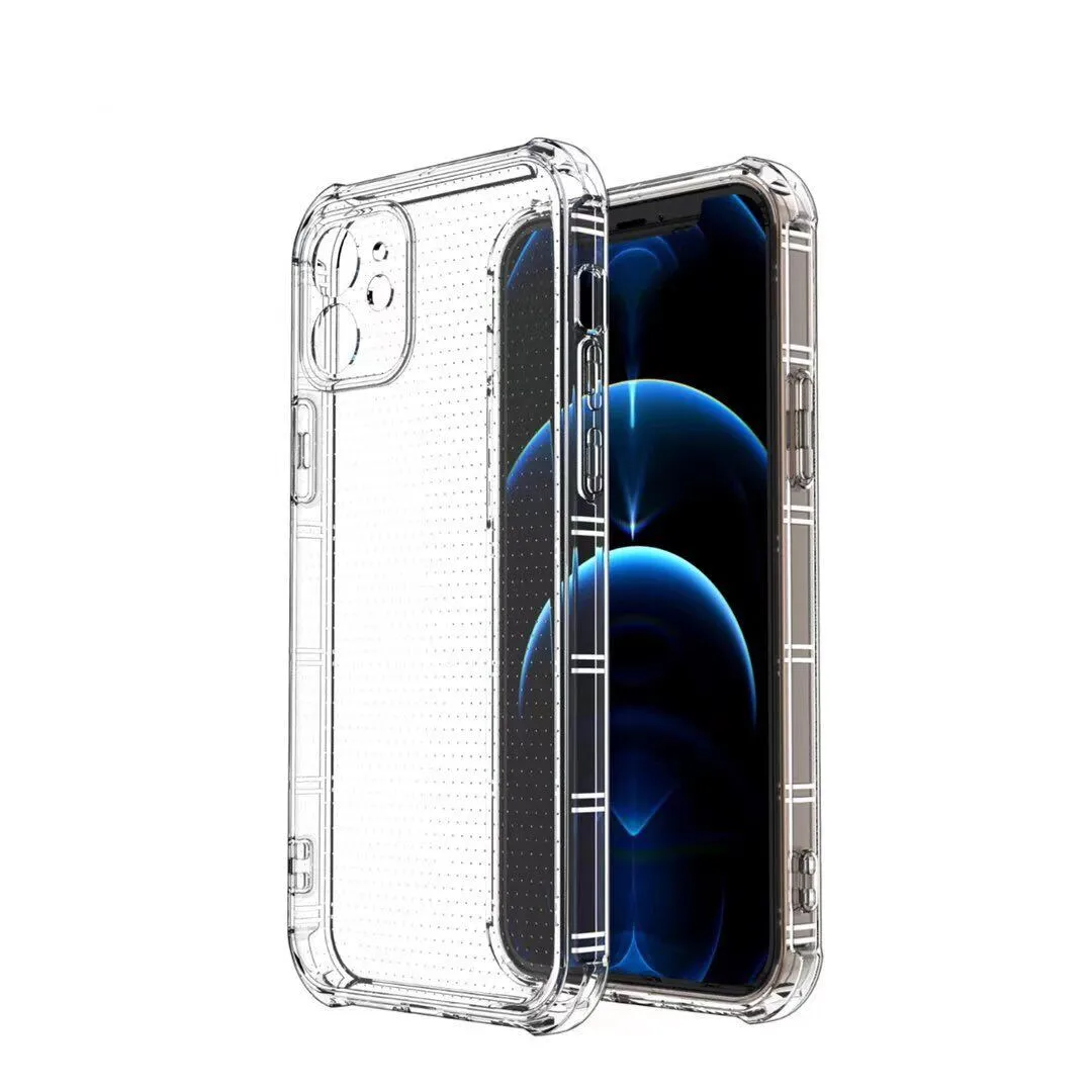 

Transparent Phone Cases for iPhone 14 13 12 11 Pro Max XS XR X SE2 7 8 Plus Mini Fundas Shockproof Bumper Soft TPU Back Cover
