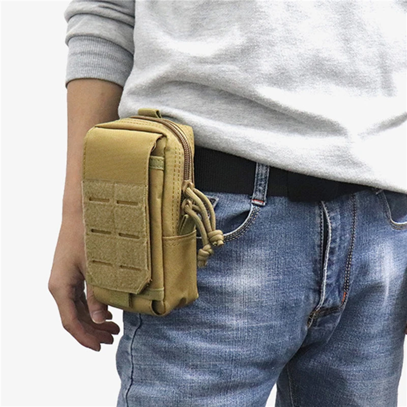 

Tactical Soft Pouch Waist Bag Outdoor Men Tool Bag Vest Pack Purse Cell Phone Case Hunting Compact Bags Мужская Сумка Поясная