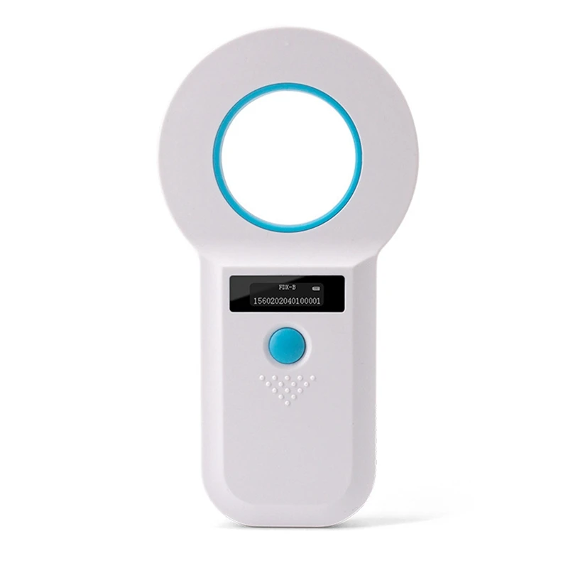 

Pet Microchip Reader Scanner RFID EMID Pet Chip Scanner Rechargeable Data Storage Animal Tag Scanner (White)
