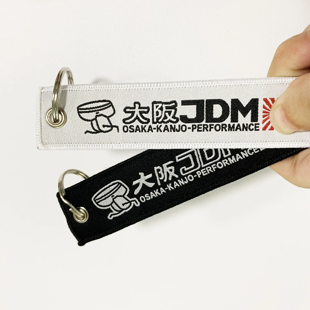 Jdm Car Keychain Nylon Lanyard Keyring Keyfob Osaka Kanjo Performance For Honda Civic Fn2 Fk7 Fd Fc 1 2 5 Spoon Auto Accessories