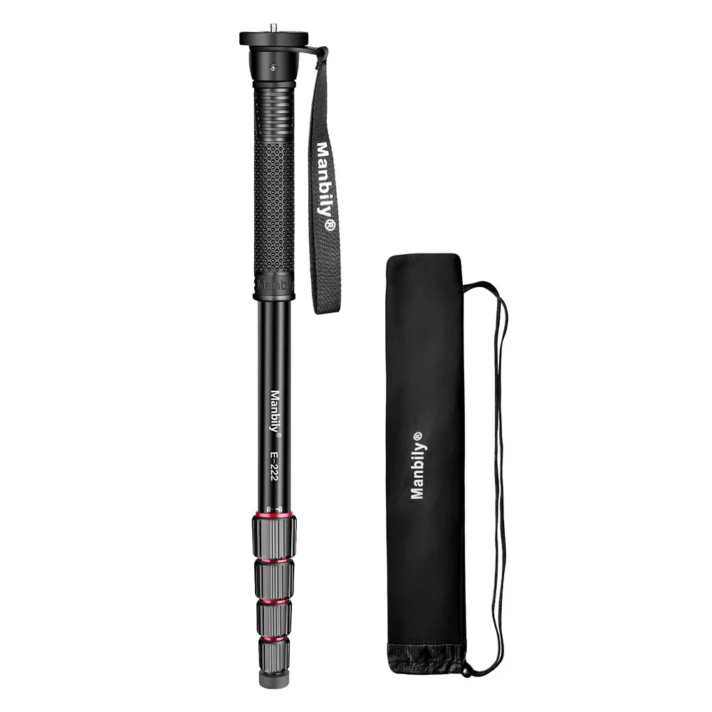 

165cm Extendable Camera Tripod Monopod Aluminum Selfie Stick Walking Stick for Canon Nikon Sony DSLR Cameras Video Camcorder