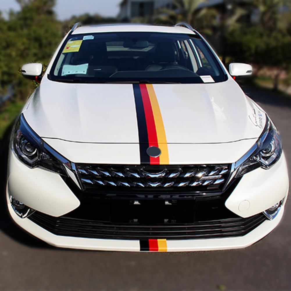 

15CM*1/3/5M Car Stickers Car Styling Auto Decals Hood Engine DIY Stripes Decoration Line Beauty Sticker
