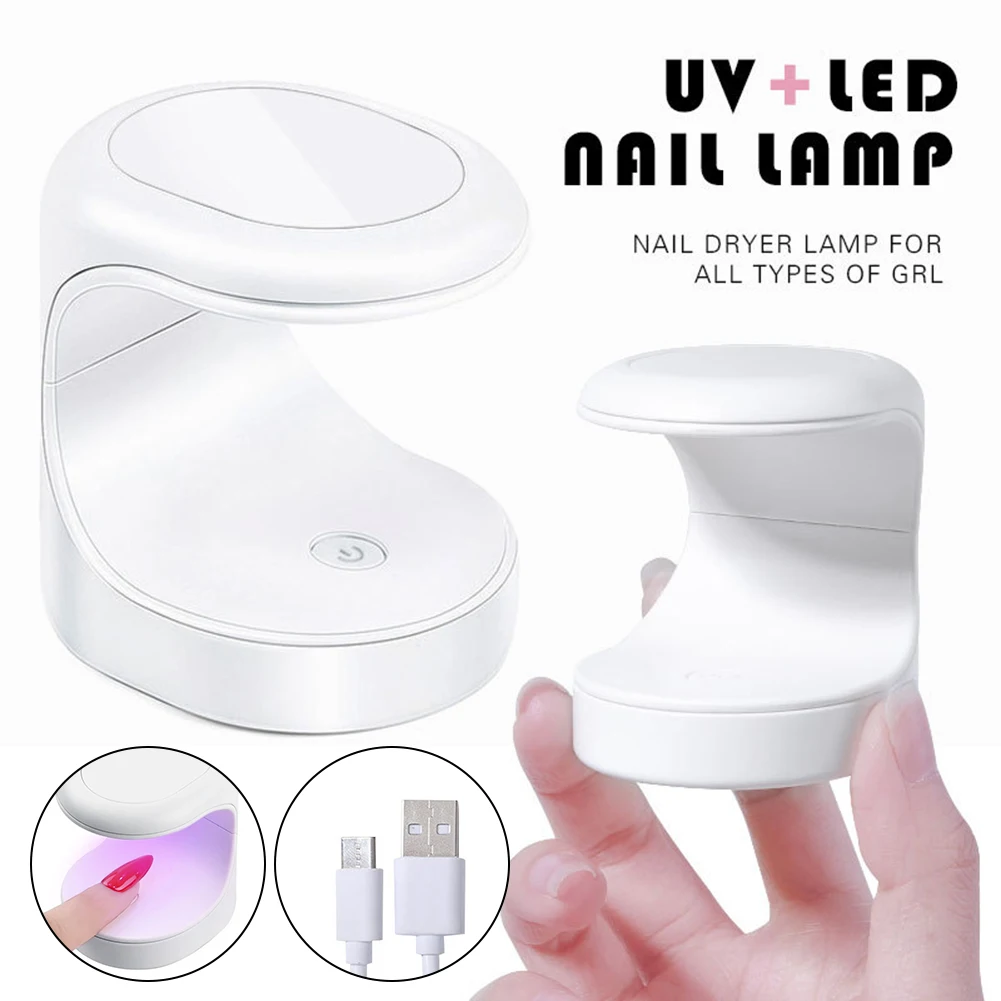 

Egg Shape Mini Nail Lamp Single Finger Nail Polish Dryer UV/LED Lamp Fast Drying Phototherapy Lamp Nail Art Manicure Tool