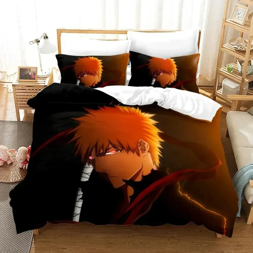 Аниме Bleach Kurosaki Ichigo пододеяльник наволочка комплект постельного белья двойной полный Queen King взрослый детский постельное белье пододеяльник (art.: 3920d29cbcf6a) - 3920d29cbcf6a
