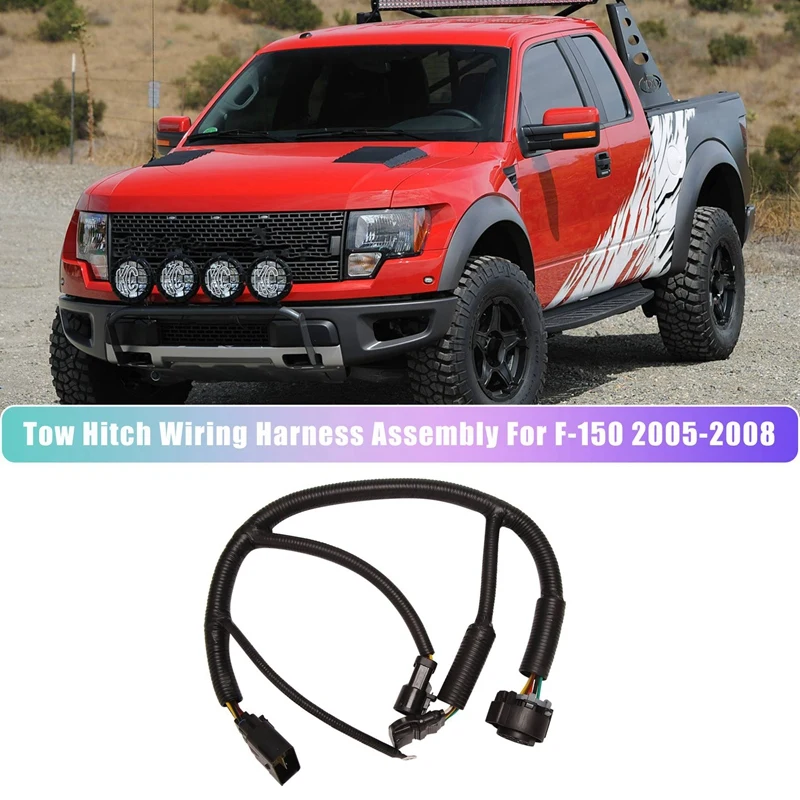 

Car Tow Hitch Wiring Harness Assembly for Ford F-150 2005-2008 5L3Z13A576AA