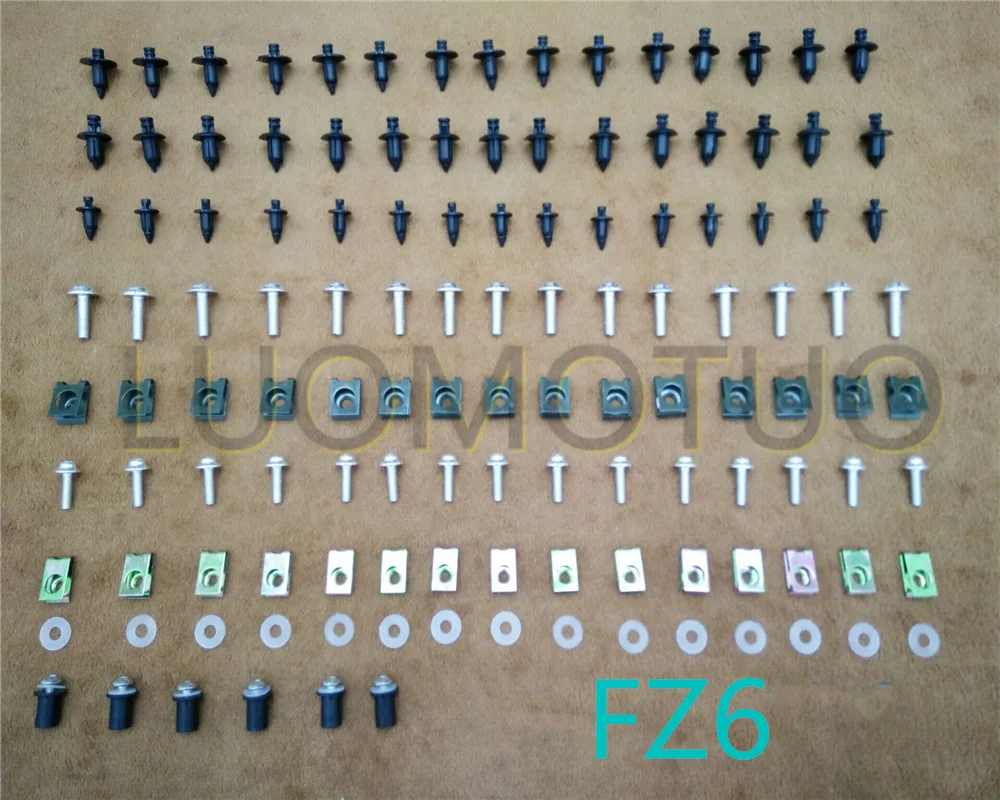 

Комплект обтекателей болты для кузова винты для YAMAHA FZ6 FAZER 2004-2010