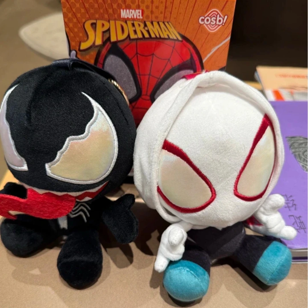 Фото Новая серия Hot Toys Marvel Spider-Man Cosbi: плюшевый брелок-фигурка в закрытой коробке (Blind Box) — подарок на день рождения для фанатов №2