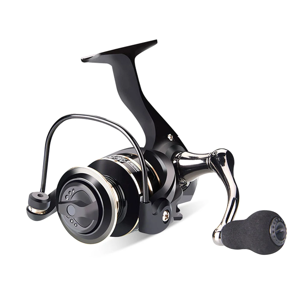 

AC2000-7000 Sea Rod Fishing Reel Full Metal Rocker 5.2: 1 Speed Resistance Fishing Reel Ac Sea Rod Fishing Supplies Fishing Reel