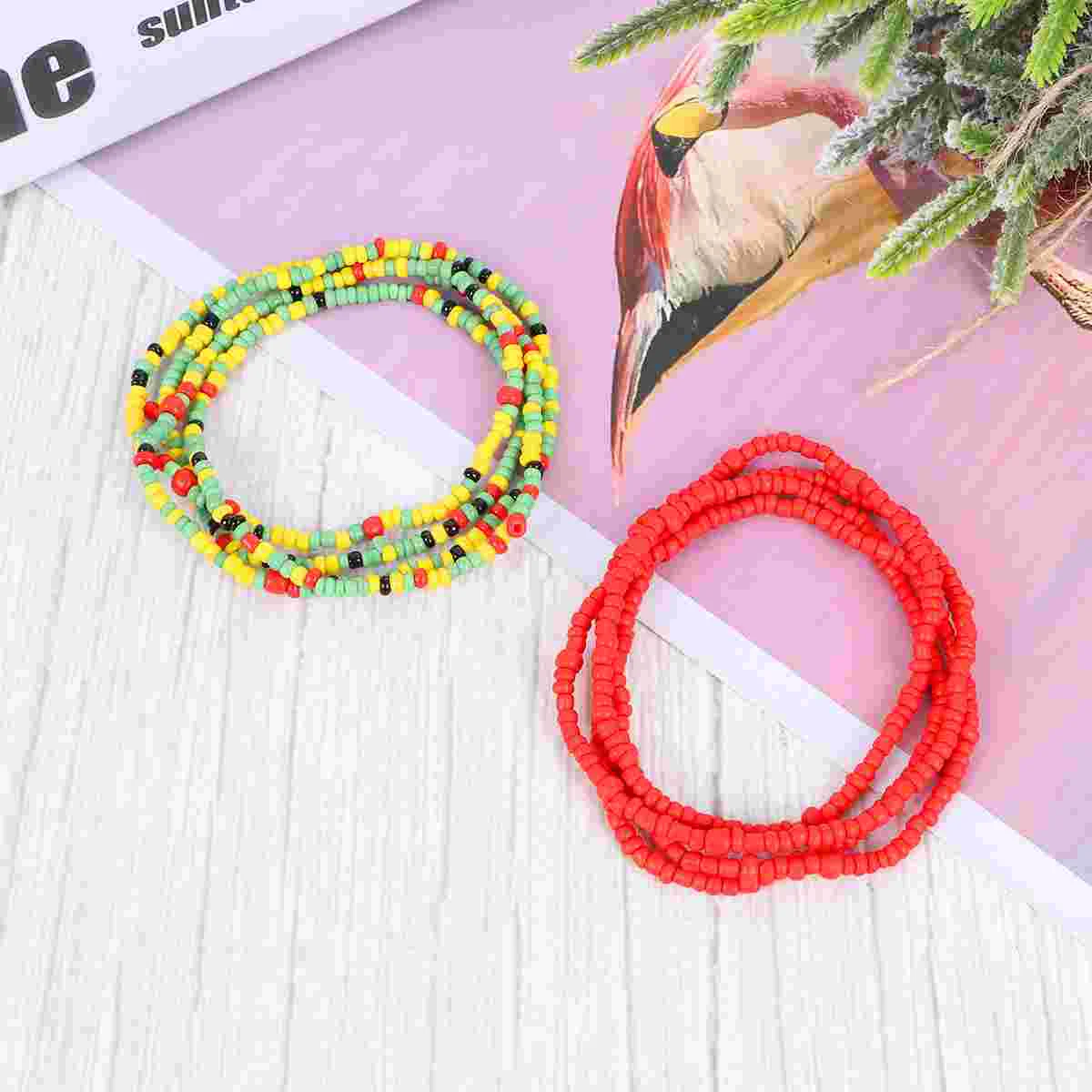 Ожерелье из двух частей бусины на талии двухструнная цепочка бикини для живота