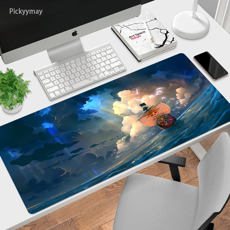 

One Piece Large Mouse Pad Anime Gamer Gaming XXL Mousepad Computer Accessories Big Keyboard Laptop Carpet Cartoon Desk Mouse Mat