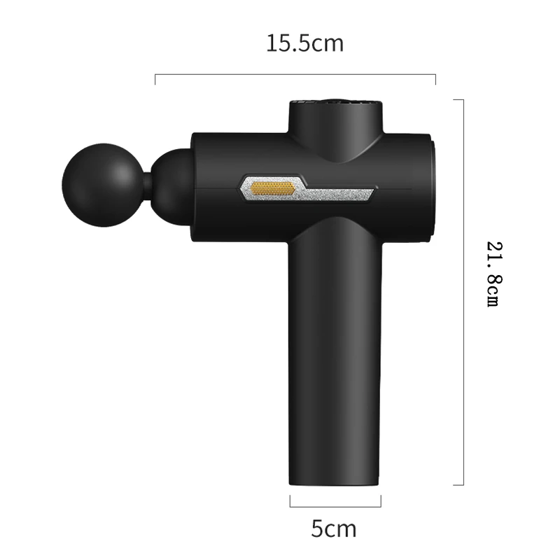 Ручной фасциальный пистолет-массажер YAOWITHSU для глубоких тканей и мышц идеально