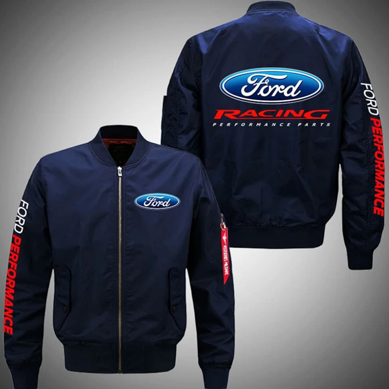 

2021new autumn winter FORD flight jacket men's women jacket warm casual zipper baseball jacket