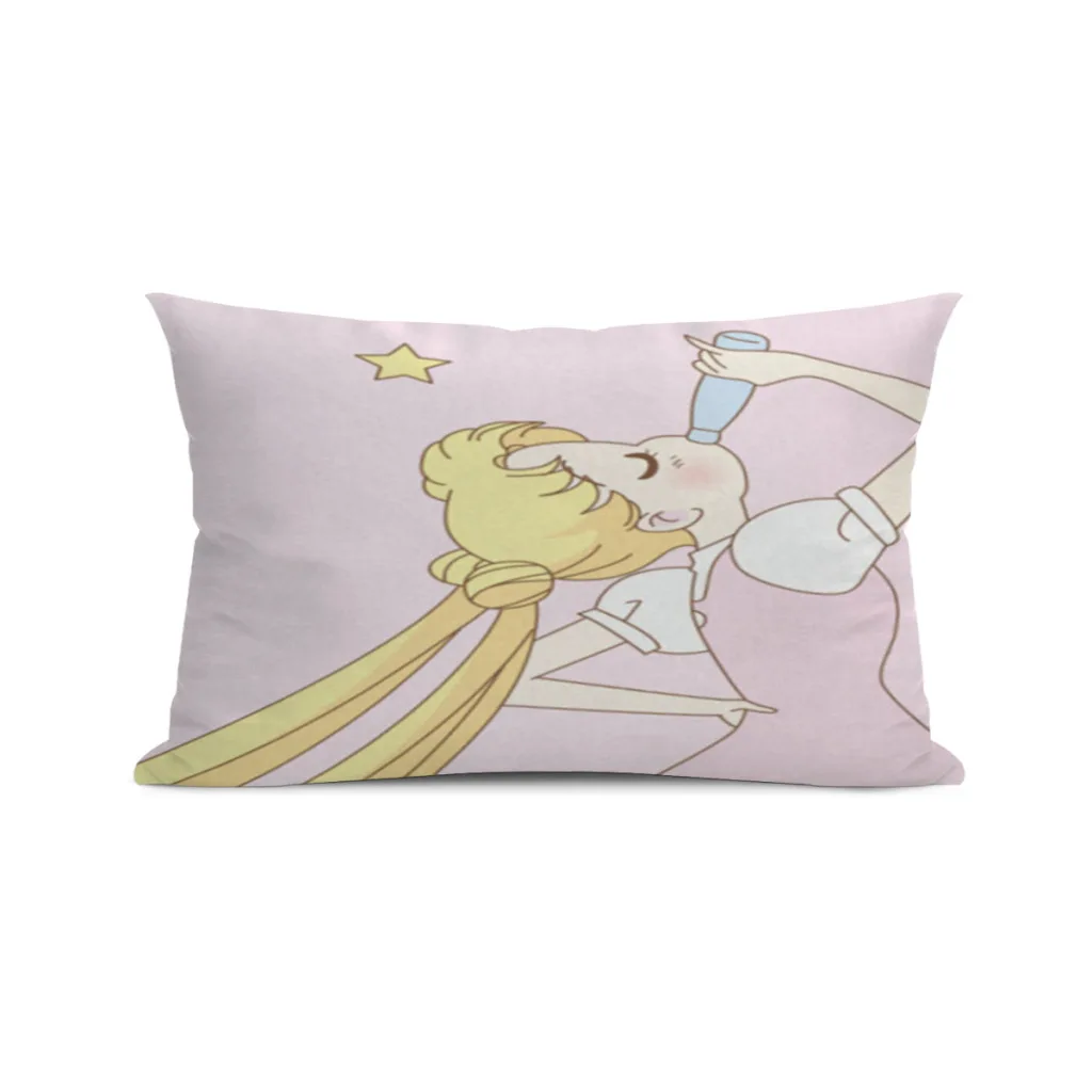 

Japanese-Lovely-Anime-Cartoon-Sailor-Moon-Pillowcase Pattern Dream Fashion Cushion Pillowcase Home Decor 30x50CM