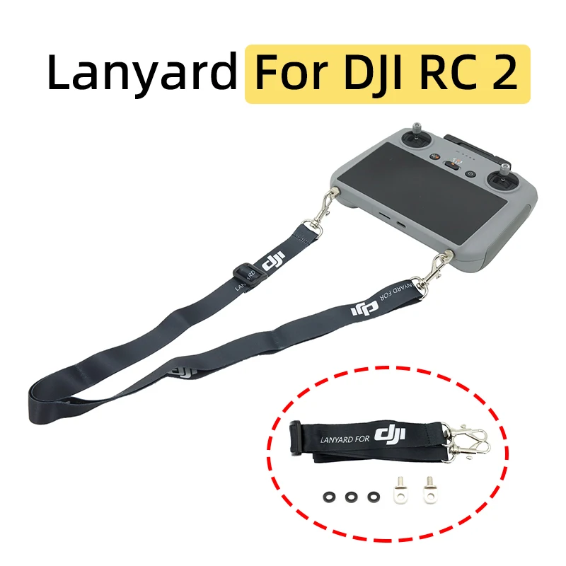 

For DJI AIR 3/2/2S/Mavic 3/3C/Mini 3Pro Drone RC/RC 2/RC Pro/Smart Screen Remote Controller Lanyard Neck Strap Sling Accessories