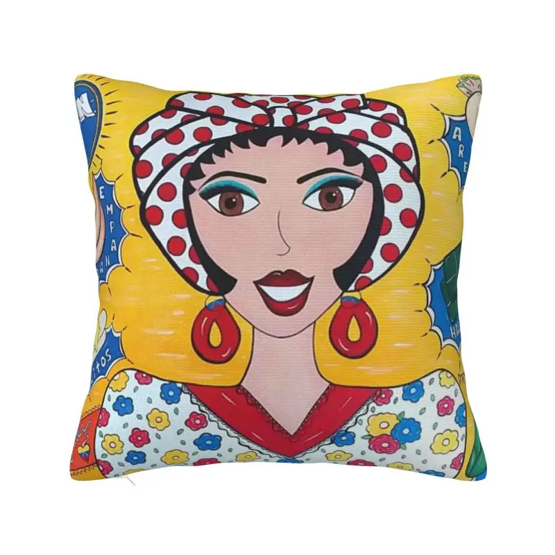 

Бархатный чехол для подушки "Мои корни из Венесуэлы"