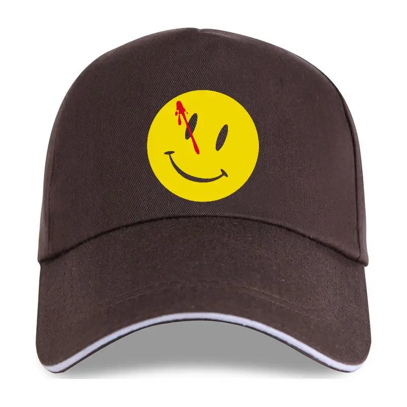 

New Watchmen Bloody Smiley Face Black Adult Baseball cap