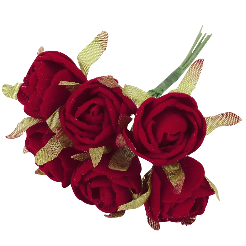 

6 Big Heads Silk Peony Artificial Flowers Bouquet Bride Wedding Fake Flowers For DIY Home Decoration C0109