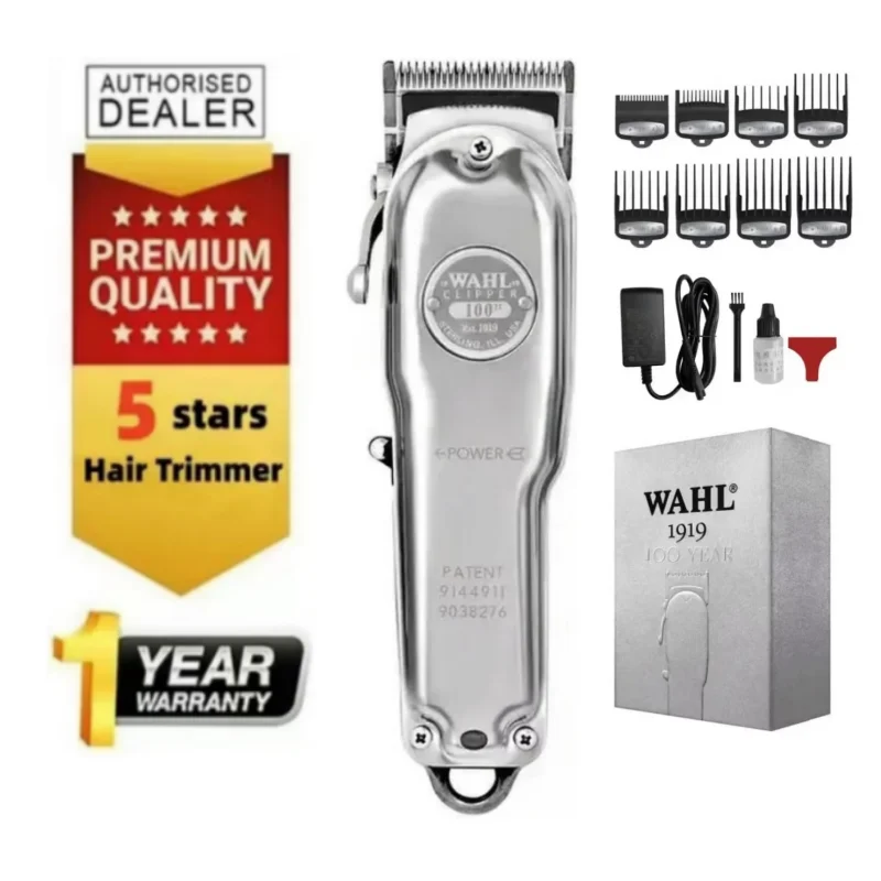 

Профессиональная Беспроводная Машинка для стрижки Wahl 1919, Металлическая машинка для стрижки с пятью звездами, 100-й юбилей, ограниченный выпуск, профессиональный парикмахер