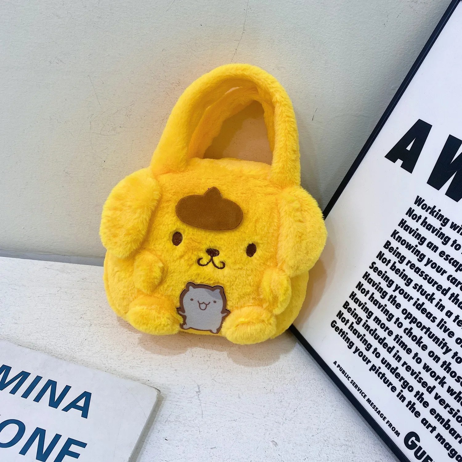 MINISO милый детский рюкзак с героями мультфильмов мягкий плюшевый Kuromi аниме Melody