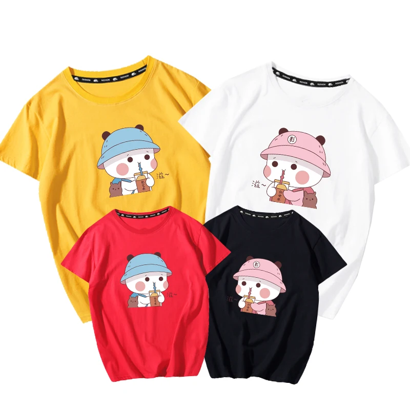 

Футболка хлопковая с коротким рукавом для мужчин и женщин, семейная одежда, комплект одежды, 1 шт., лето 2022