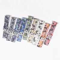 camouflage 9 colors wholesale 10pcslot 38mm 40mm 41mm 42mm 44mm 45mm solid tpu resin watch strap watch band iwatch apple watch