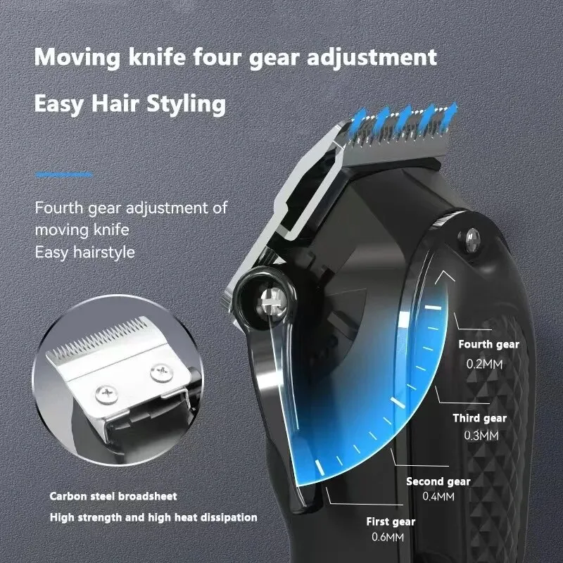 Аккумуляторная Беспроводная Машинка для стрижки волос и бороды