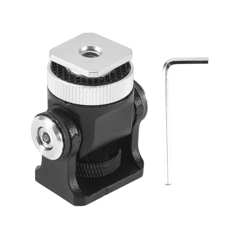 Мини-держатель для вспышки с креплением Горячий башмак монитора микрофона 1/4