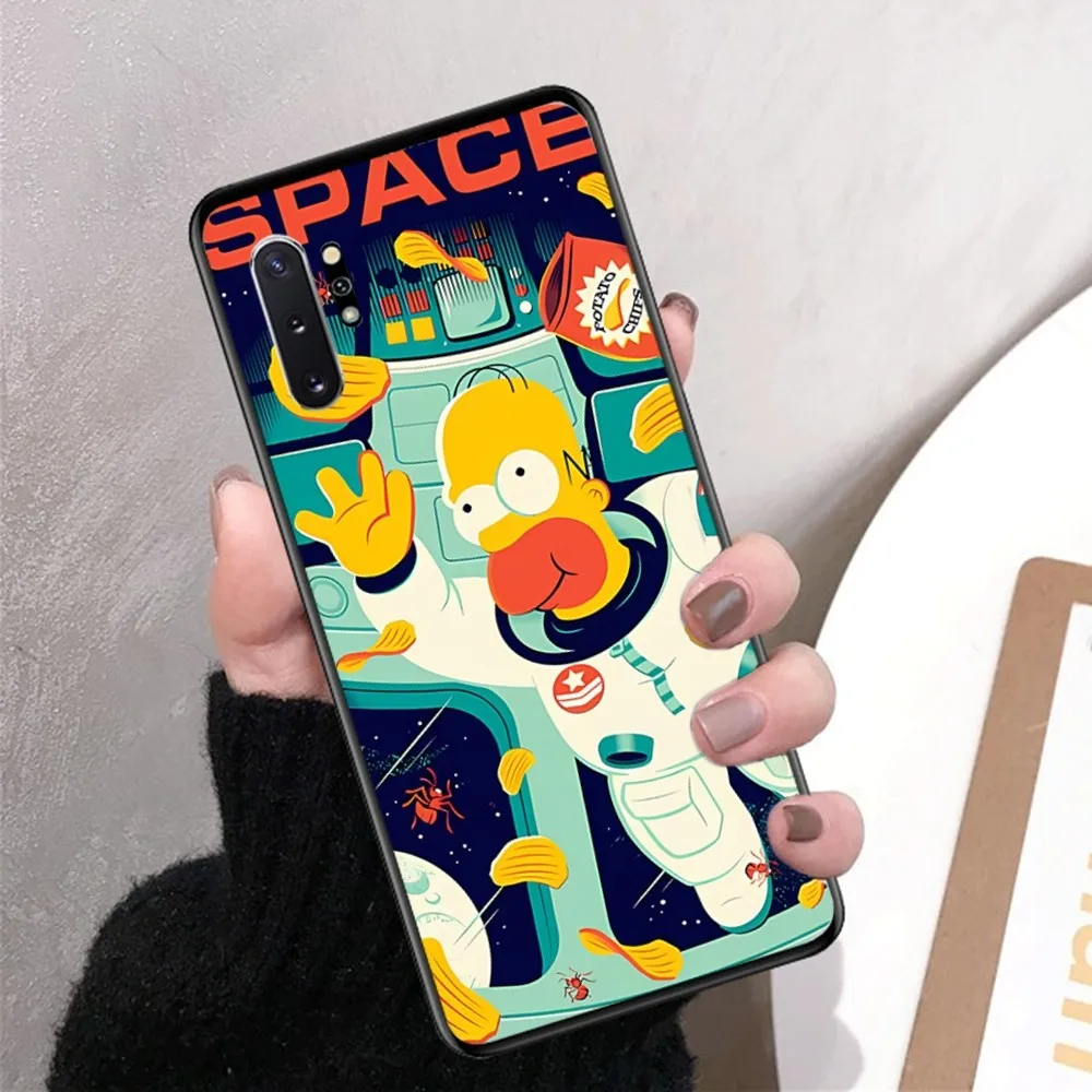 Милый чехол для телефона S-Simpsons с рисунком Samsung Note 8 9 10 20 Pro Plus Lite M 11 30 21 31 51 A 22 42 02 03