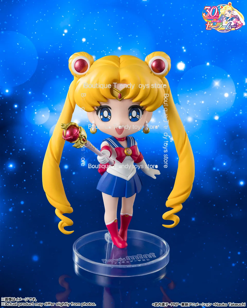 Оригинальная фигурка Bandai Figuarts mini Black Lady Sailor Moon Crystal Star Compact Edition, аниме-фигурка из ПВХ, Q-версия, милая модель, игрушка (art.: 3920d8d3be69c) - 3920d8d3be69c
