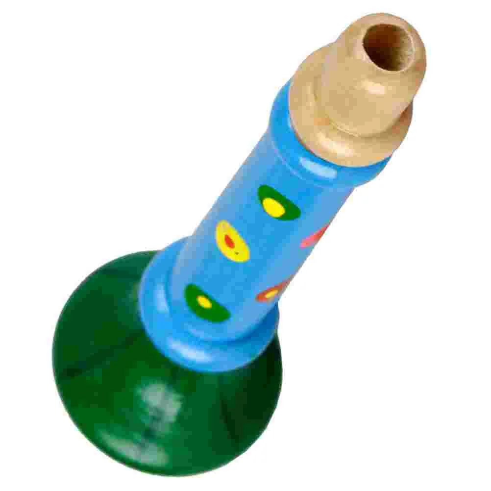 

Child Flute Wooden Instrument Plaything Creative Trumpet Toy Practical Trumpets Guitar