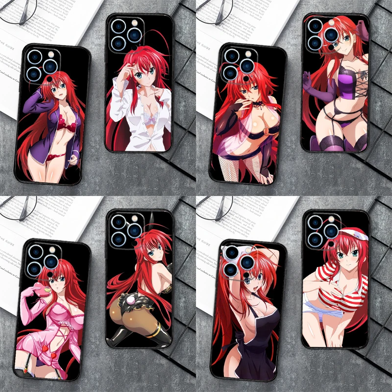 Мягкий силиконовый чехол Rias Gremory для iPhone 11 12 Pro Max XR XS X 7 8 Plus 13 |