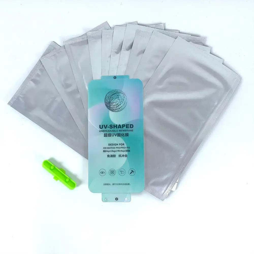 10 Pcs Pre-cut UV Film for Xiaomi 11 Pro Ultra Mobilephones LCD Screen Protector HD Front Glass Hydrogel Film 10S 10Pro 12X