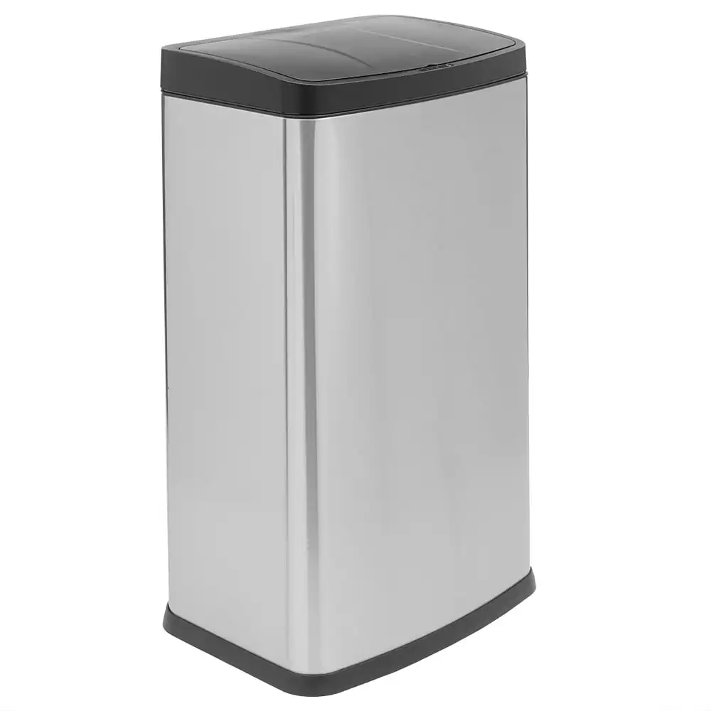 

Home Basics Touchless Stainless Steel Waste Bin