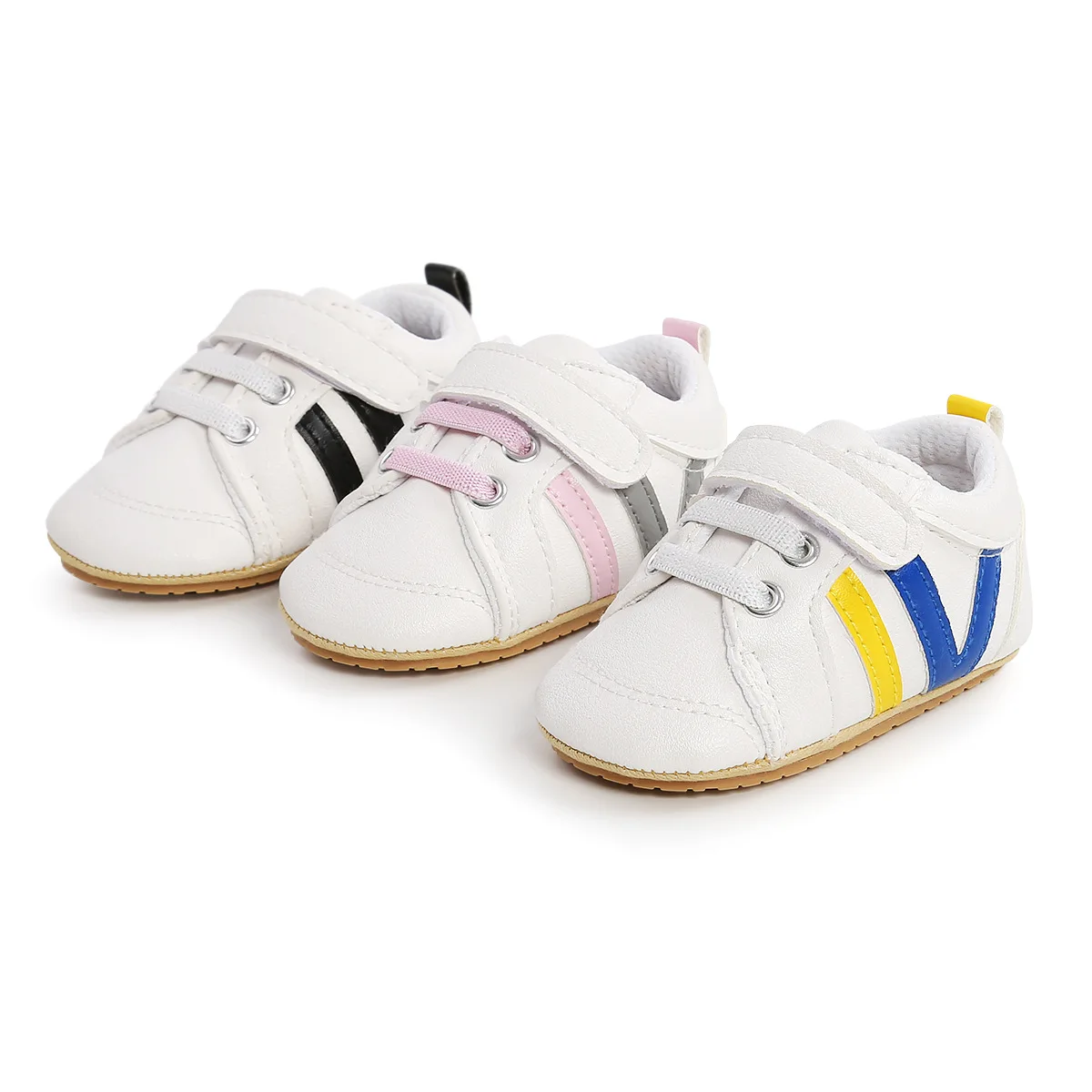 

0-18M Newborn Baby Shoes Boy Girl Sneaker Crib Shoes Cute Soft Sole Prewalker Sneakers Walking Shoes Toddler First Walker