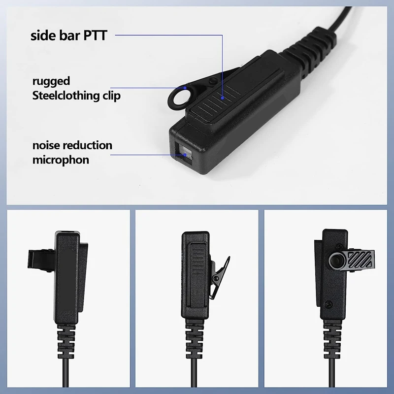 RISENKE Earpiece for Motorola CP200 CP200d CLS1410 CLS1110 CLS1413 CP88 CP040 CP100 CP110 CP125 CP150 Walkie Talkie  Headset