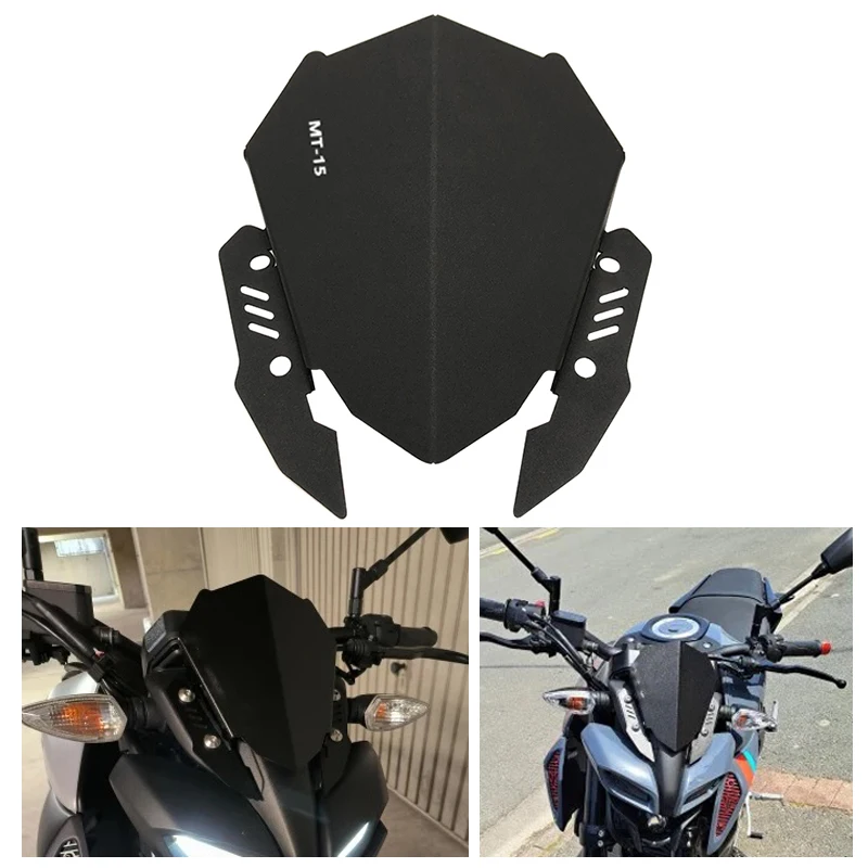 

Алюминиевый ветровой дефлектор ветрового стекла для мотоцикла YAMAHA MT-15 MT15 mt15 2018 2019 2020 2021 2022 2023