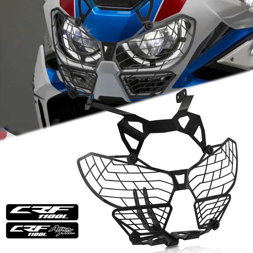 For Honda CRF1100L CRF 1100L AFRICA TWIN ADVENTURE SPORTS 2019 2020 2021 Motorcycle Headlight Head Light Guard Protector Cover