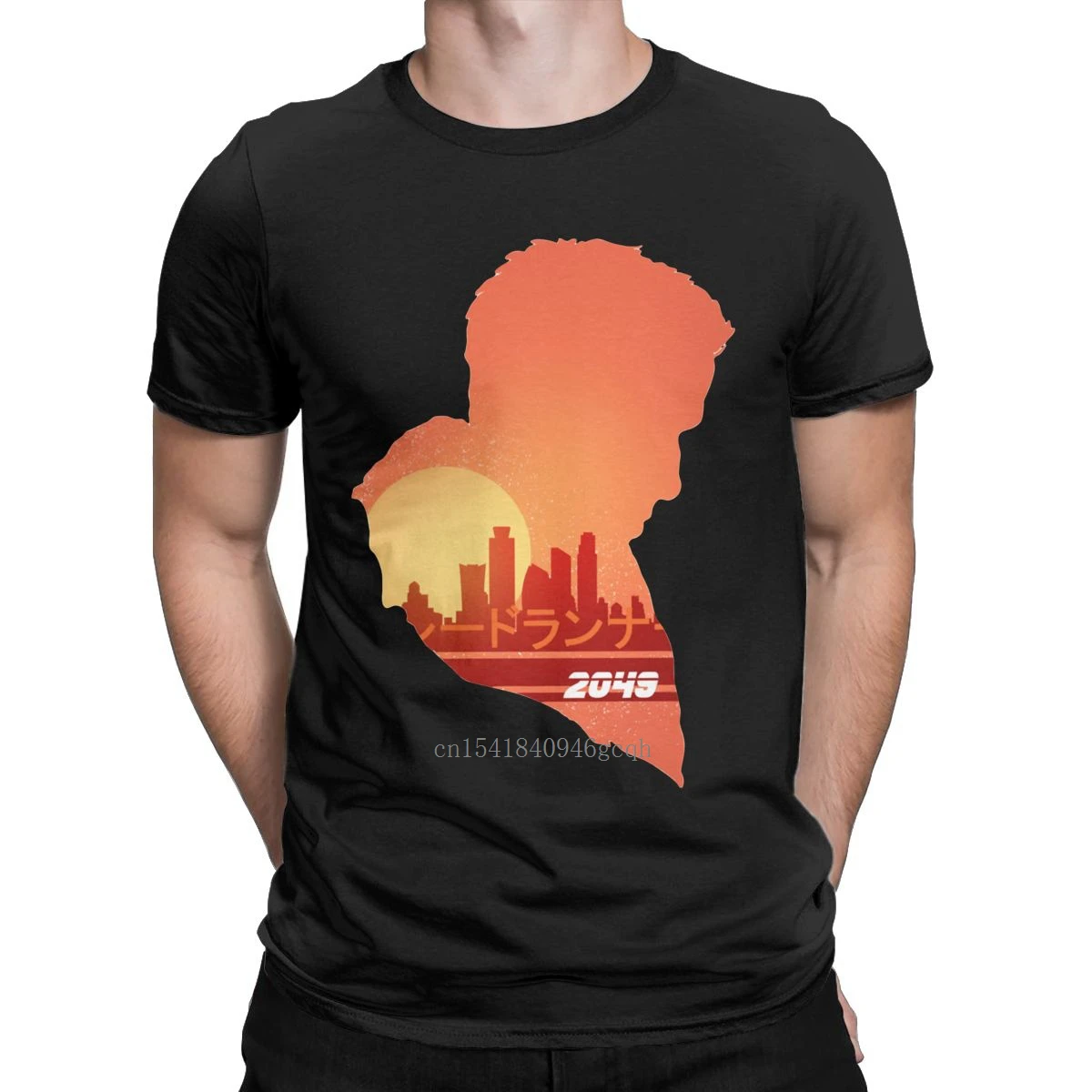 

Men's T-Shirts Blade Runner 2049 Sunset Ryan Gosling's Gift Vintage Pure Cotton Tees Short Sleeve Movie T Shirts Clothes Printed