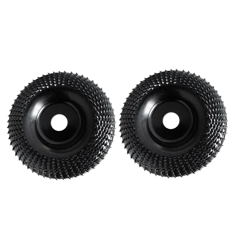 

2 Pack Wood Grinding Disc Grinder Wheel Disc For Angle Grinder 110 Mm Wood Carving Disc, Chainsaw Disc