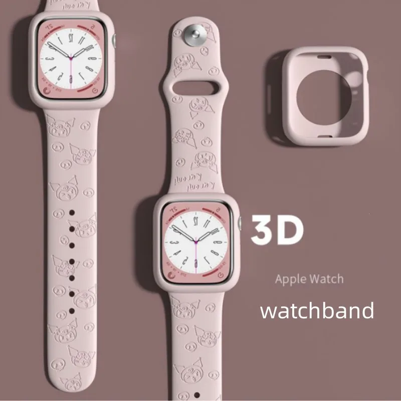 Фото Ремешок силиконовый для Iwatch 1/2/3/4/5/6/se/7/8, 38/40/41/42/44/45/49 мм №5