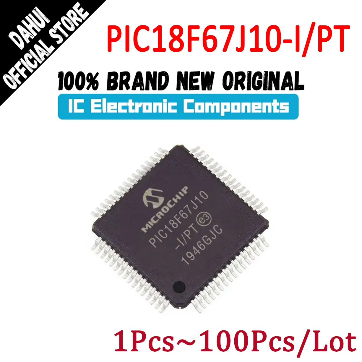 PIC18F67J10-I/PT PIC18F67J10-I PIC18F67J10 PIC18F67J PIC18F67 PIC18F PIC18 PIC18 PIC18 PIC IC MCU Chip TQFP-64