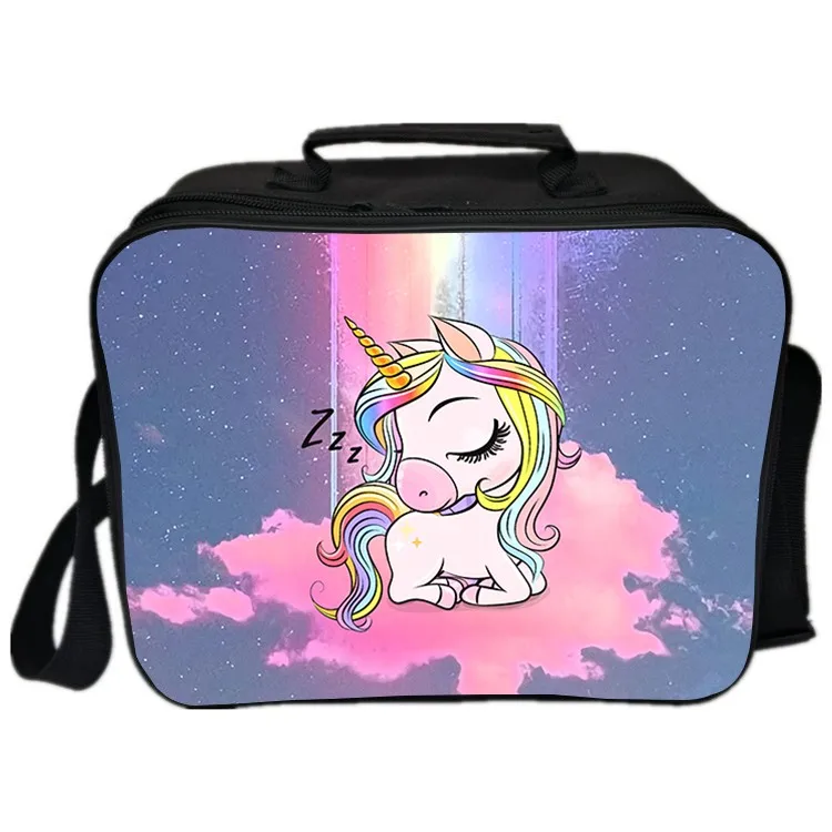 

Unicorn Thermal Breakfast Organizer Insulated 3d Print Unicorn Storage Bag for Lunch Box Teen Food Tote Bags Picnic Box for Men